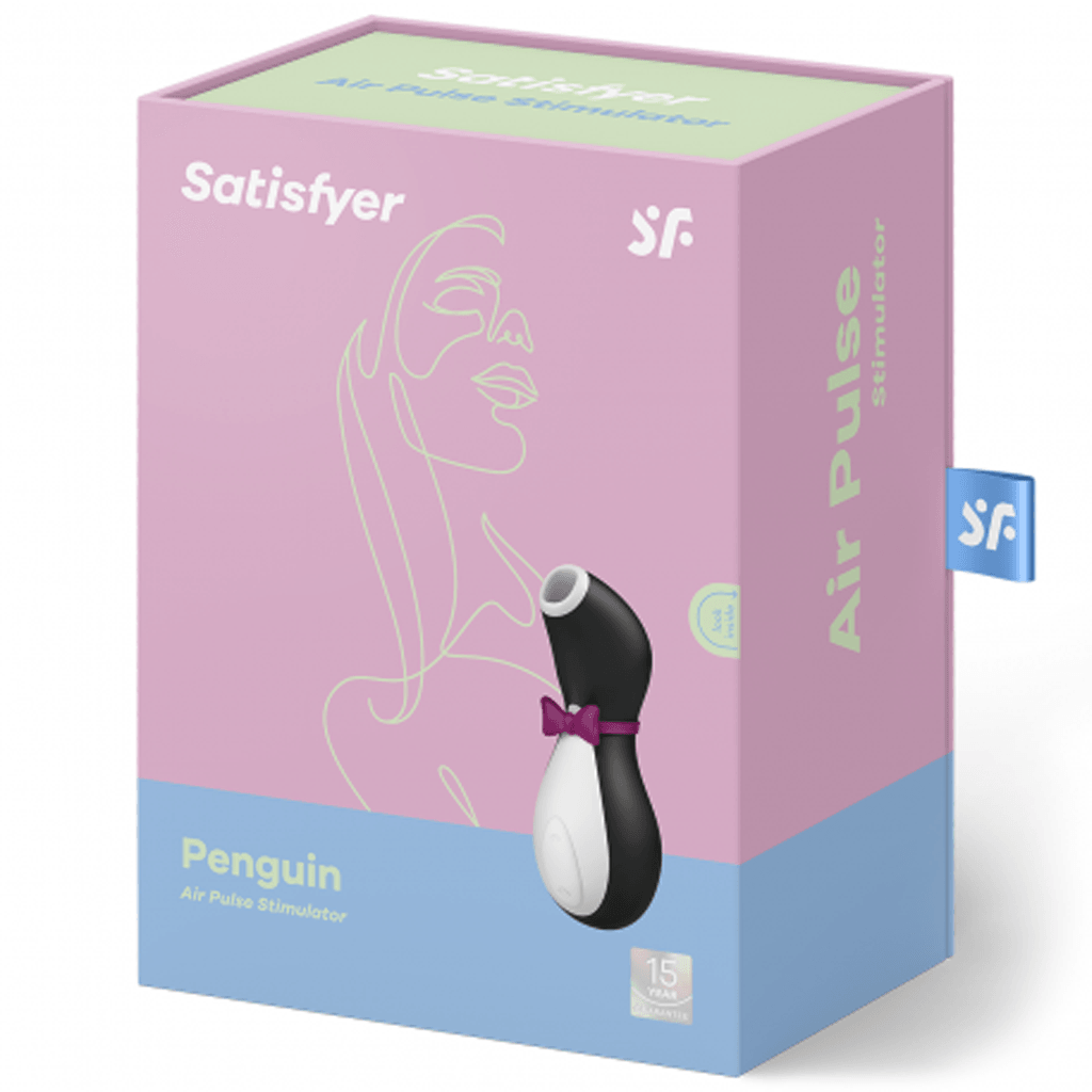Penguin - black,white - Premium Vibrators from Satisfyer - Just $67.47! Shop now at SUGAR COOKIE